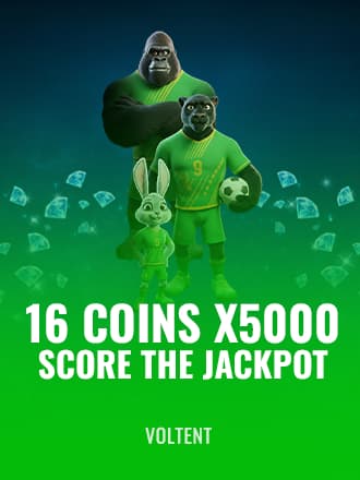 16 Coins: x5000 Score the Jackpot