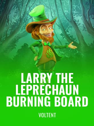 Larry the Leprechaun Burning Board